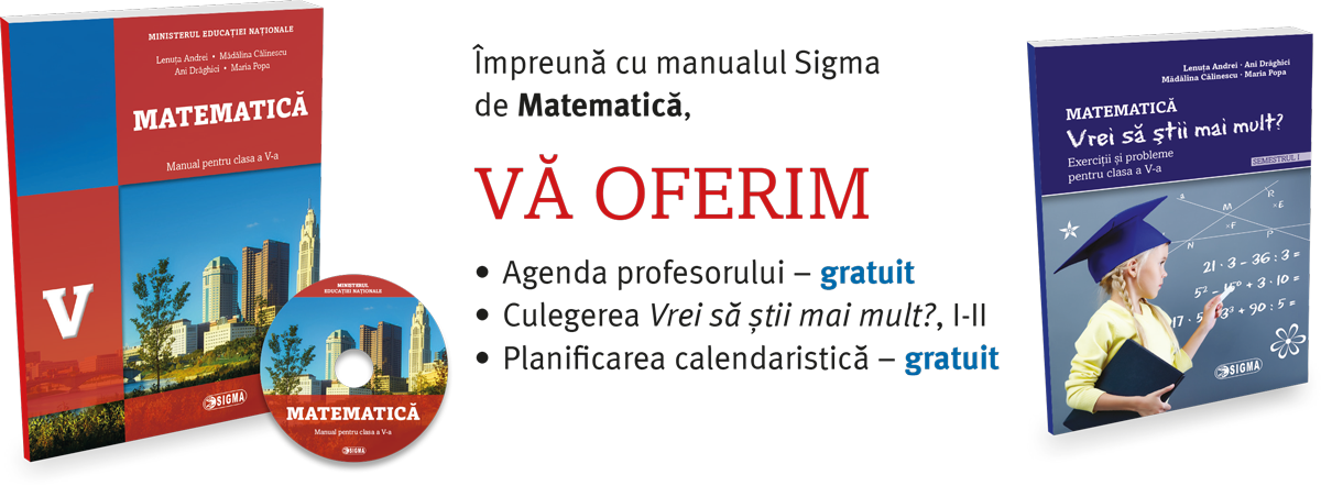 MATEMATICĂ CLASA A V-A (SIGMA)